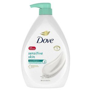 Dove Hypoallergenic Body Wash for Sensitive Skin Shower Gel 34 oz